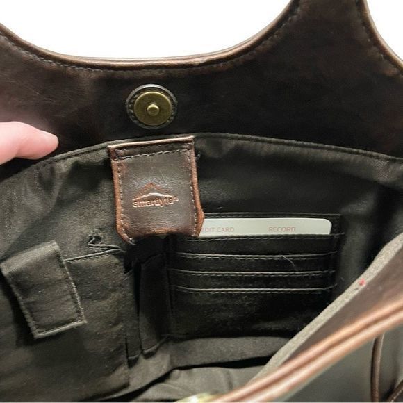 Rosetti “Light Inside” Brown Leather Shoulder Bag with SmartLyte — NWT - Picture 7 of 12